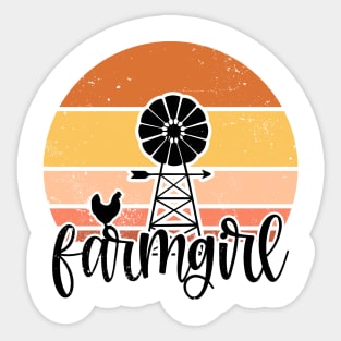 Farm Girl Sticker